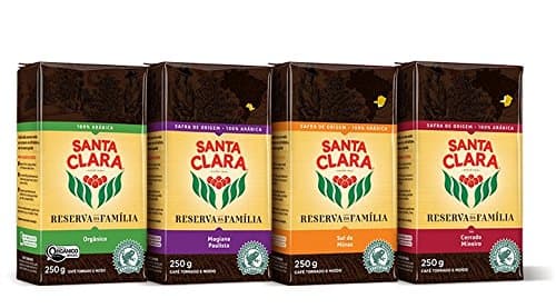 Santa Clara Coffee Reserva da Familia Brazilian Variety Pack, Ground, 250 Gram Bags