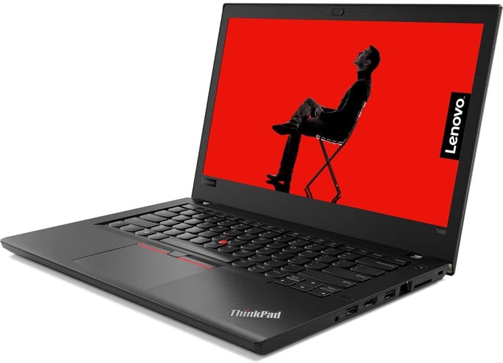 Lenovo ThinkPad T480 Windows 11 Ultrabook - 14" Full HD Quad Core i5-8350U 16GB 256GB SSD (Black) Laptop (Renewed)
