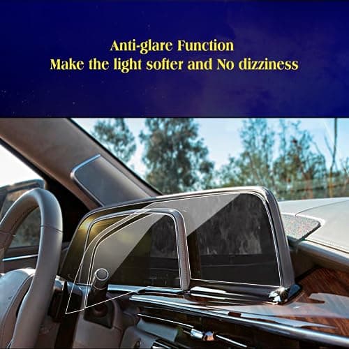 2PCS 2024 2023 Cadillac Escalade SOFT Screen Protector Compatible with 2024 2023 2022 2021 Cadillac Escalade/Escalade-V Navigation and Dashbord Display Screen Escalade Accessories 2023