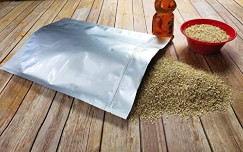 Resealable Stand Up Mylar Bags/Pouches - 7.5 Mil 12"x17"x6" - Genuine Odor-Proof Aluminum Foil-Lined Gusset Bag for Long Term Food, Coffee, Baking, Herb, Storage Container (20)