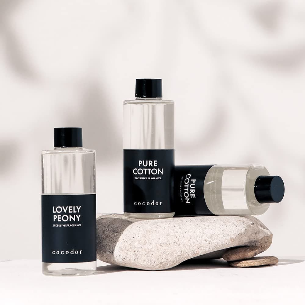 Cocod'or Reed Diffuser Oil Refill/Lovely Peony/6.7oz(200ml)/3 Pack