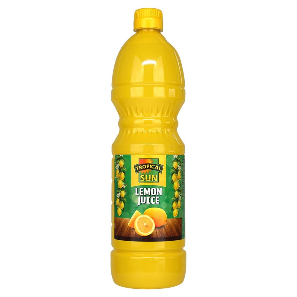 100% Pure Lemon Juice 1L Bottle Ready to Use Citrus Juice for Margaritas, Cocktails, Cooking, Baking, Drinks, Salad Dressings, Seafood & Everyday Kitchen Use (Pack of 1)