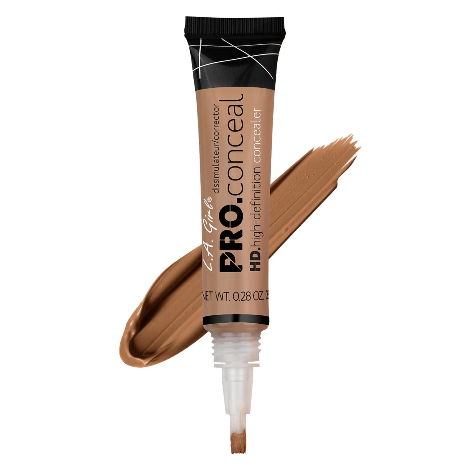 PRO.Conceal HD High Definition Concealer, Chestnut 8g - Creamy Blendable Formula for Flawless Coverage, Colour Correcting & Highlighting