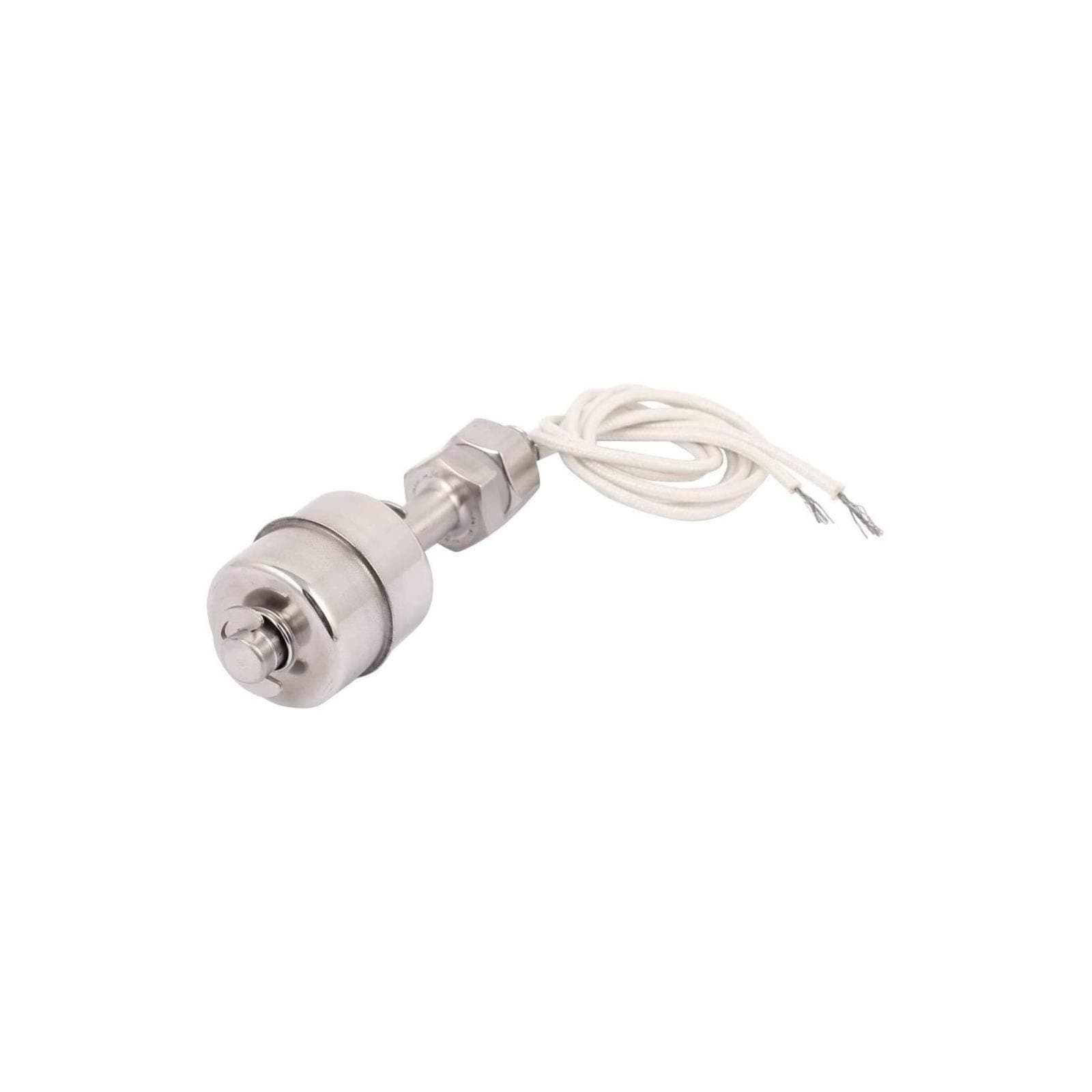 Wired Water Liquid Level Sensor Dual Ball Stainless Steel Float Switch Silver Tone (50mm)
