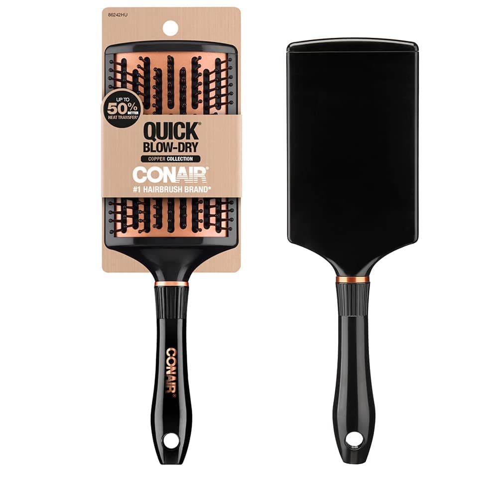 Quick Blow Dry Copper Collection Paddle Brush Dryer