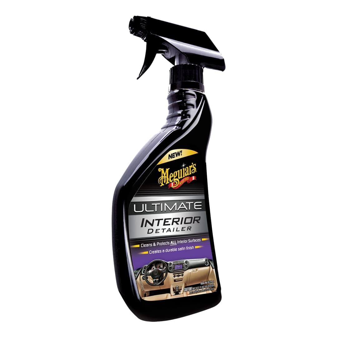 Meguiar's Ultimate Interior Detailer, 15.2 Oz - Protect and Enhance Your Interior with this All-In-One-Cleaner and UV Protectant - Perfect for Car Interior Maintenance with a Non-Greasy, Satin Finish