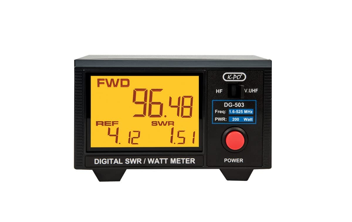 K-PO DG-503 CB, VHF & UHF Digital SWR & Power Meter