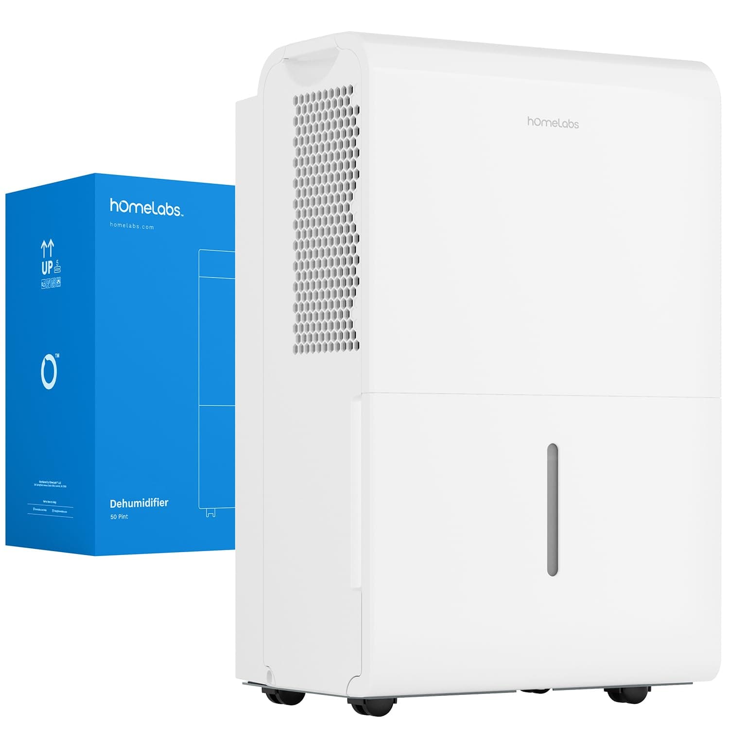 50 Pint Wi-Fi Dehumidifier for up to 7,000 Sq Ft Rooms (MAX 120 Pint at 95°F, 90% RH) – Powerful Humidity Control for Large Rooms and Basements