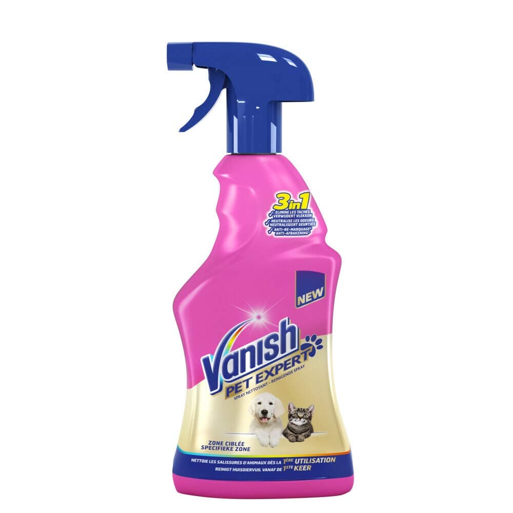 Vanish Pet Expert Spray, 500 ml 1.50L (500ml x 3), Pink