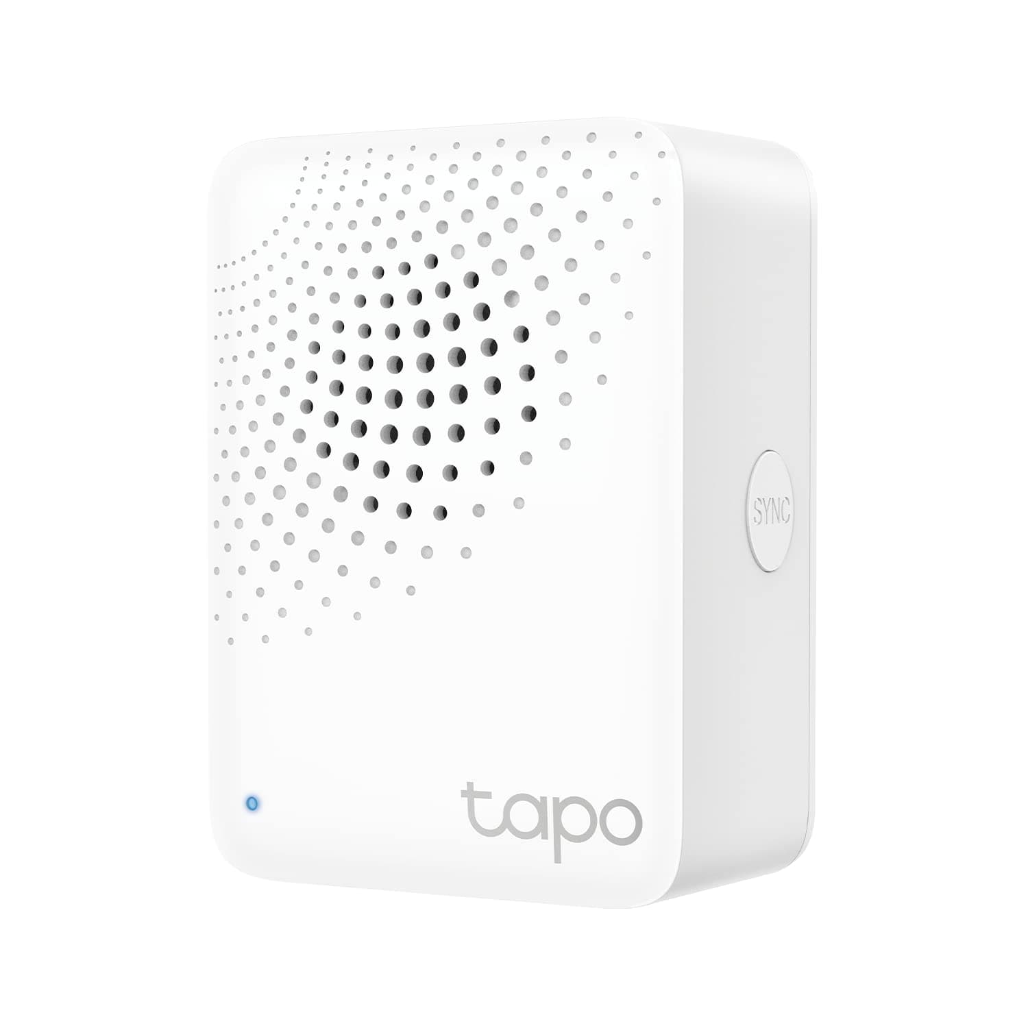 Tapo TP-Link Smart Hub with Built-in Chime, REQUIRES 2.4GHz Wi-Fi, Reliable Long-Range Connections with Sensors, Sub-1G Low-Power Wireless protocol, Connect with up to 64 smart devices. H100