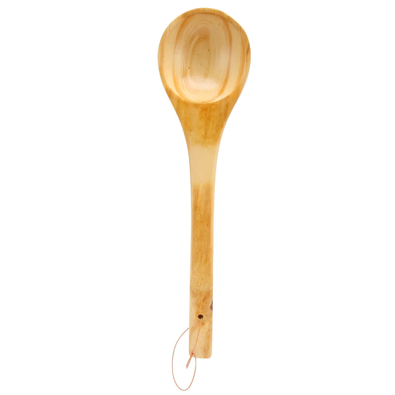 Wood Sauna Ladle, Large Capacity Portable Wooden Sauna Ladle Spoon Scoop with Long Handle for Tea Wine Water Hot Soups or Hot Water