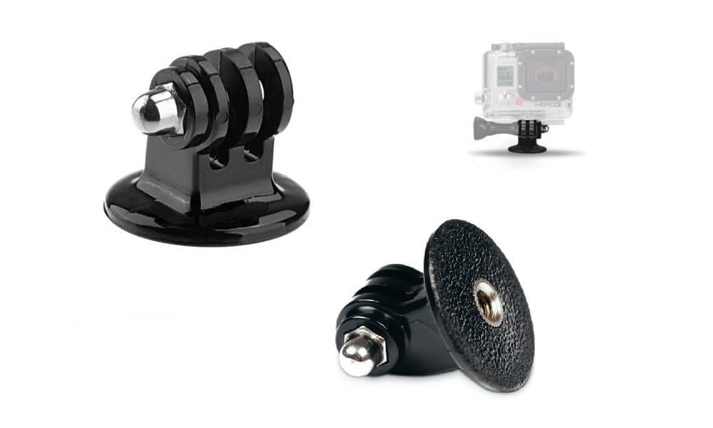 MazeTechnoTripod Mount Adapter for GoPro Camera Hero 5 4 Silver Black Session 3 2 HD, Action Camcorder Xiaomi Yi, SJcam, SJ4000, SJ5000. Monopod Mounts Replacement Accessory Head (2pcs)