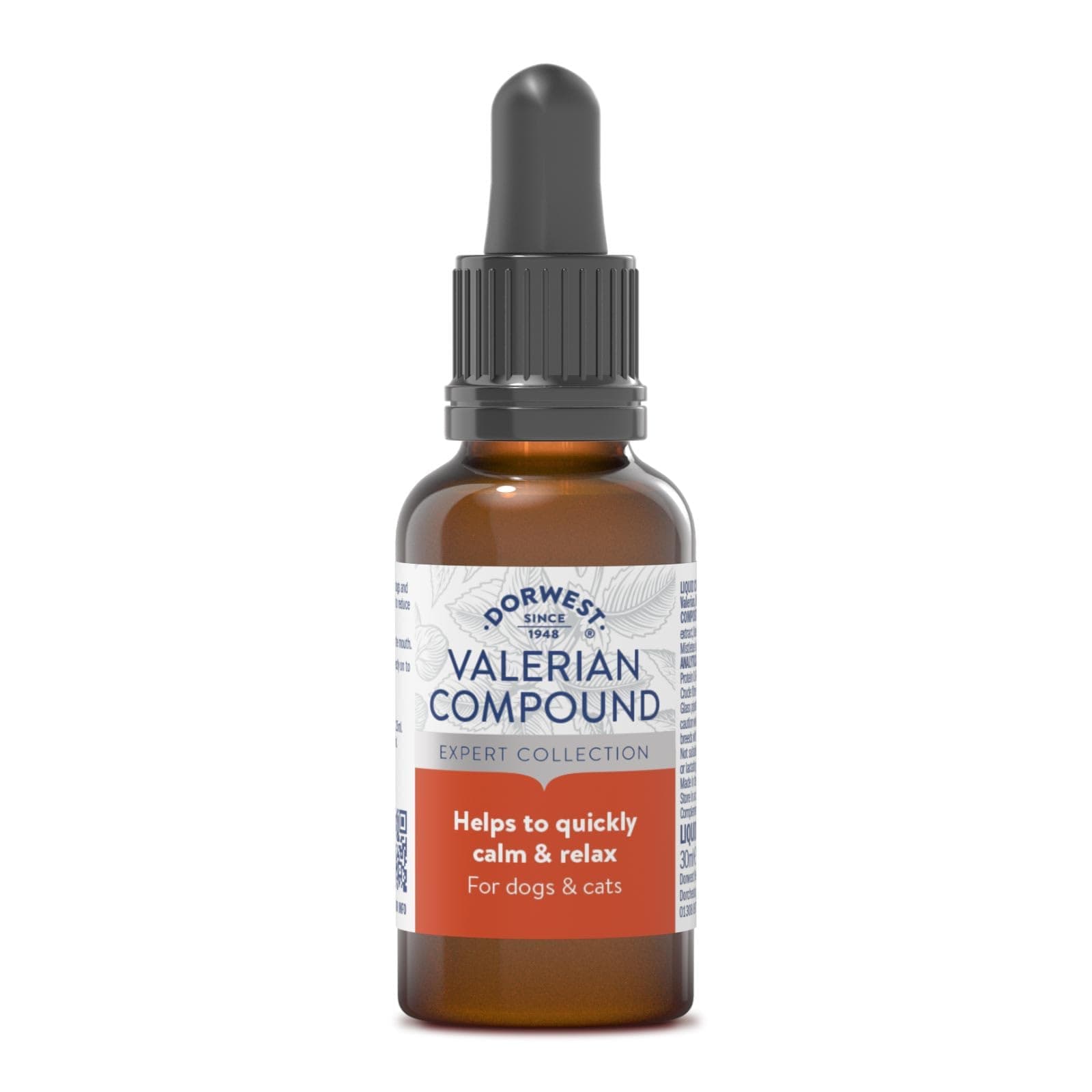 Organic Valerian Compound for Dogs and Cats 30 ml