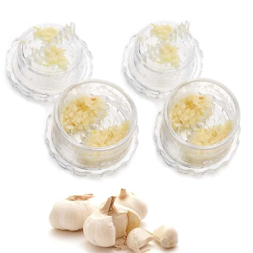 2 pack-Garlic Twist Crusher Presser, Manual Garlic Crusher, Garlic Peeler Crusher Stirrer,Garlic Twister Presser for Kitchen Tool, Garlic Crusher for Mincing Garlic (2pcs)