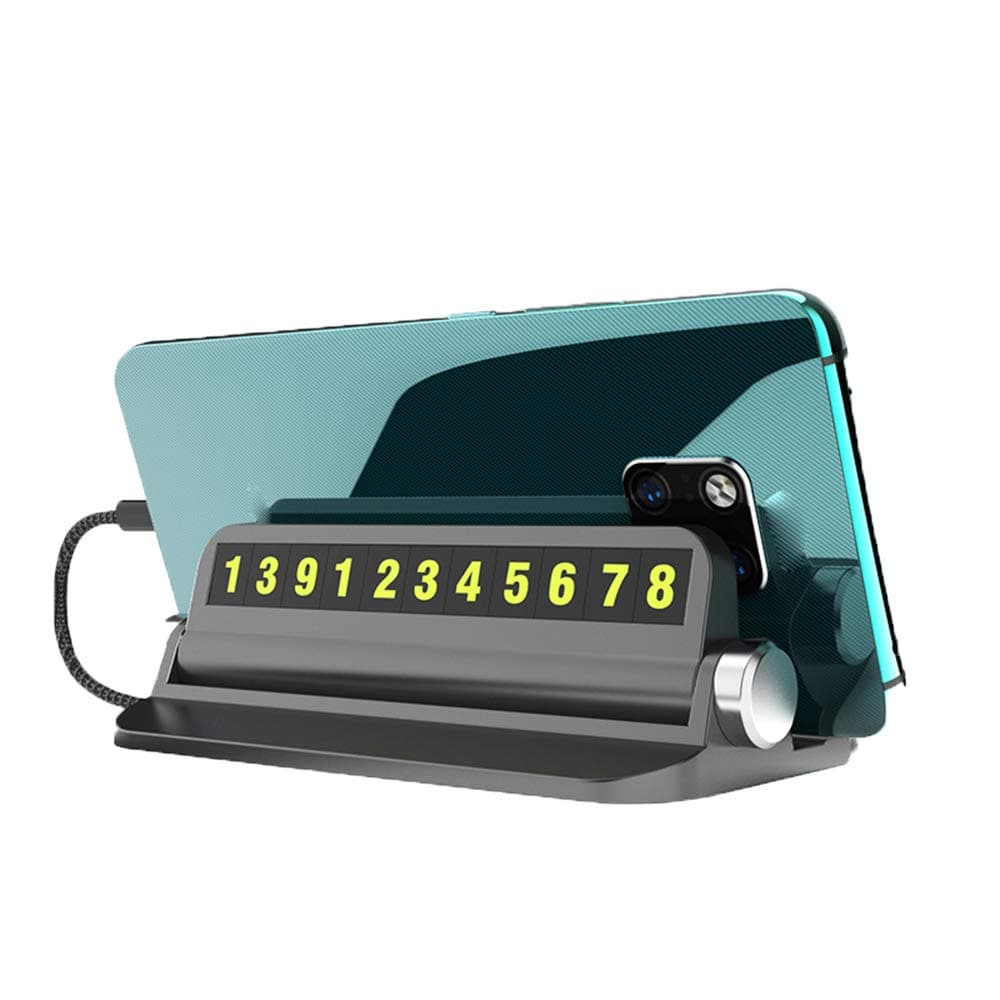 Temporary Parking Phone Number Plate, Editable, High Temperature Resistant, And Can Be Hidden. Easy To Use.