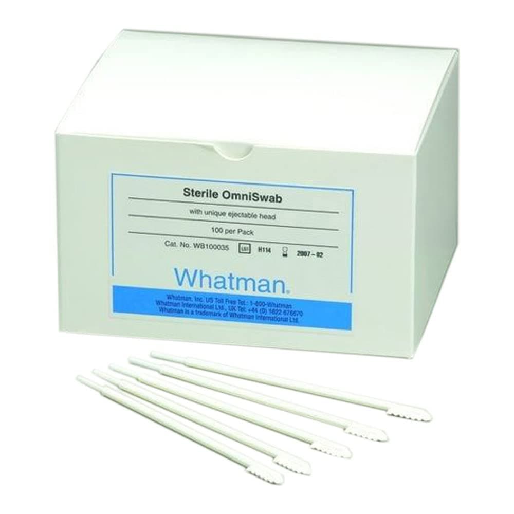 Whatman WB100035 Omni Swab Pack Buccal Swab Sterile (Pack of 100)
