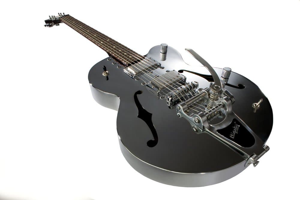 Normandy ATGWB-CH Archtop Guitar with Bigsby, Chrome