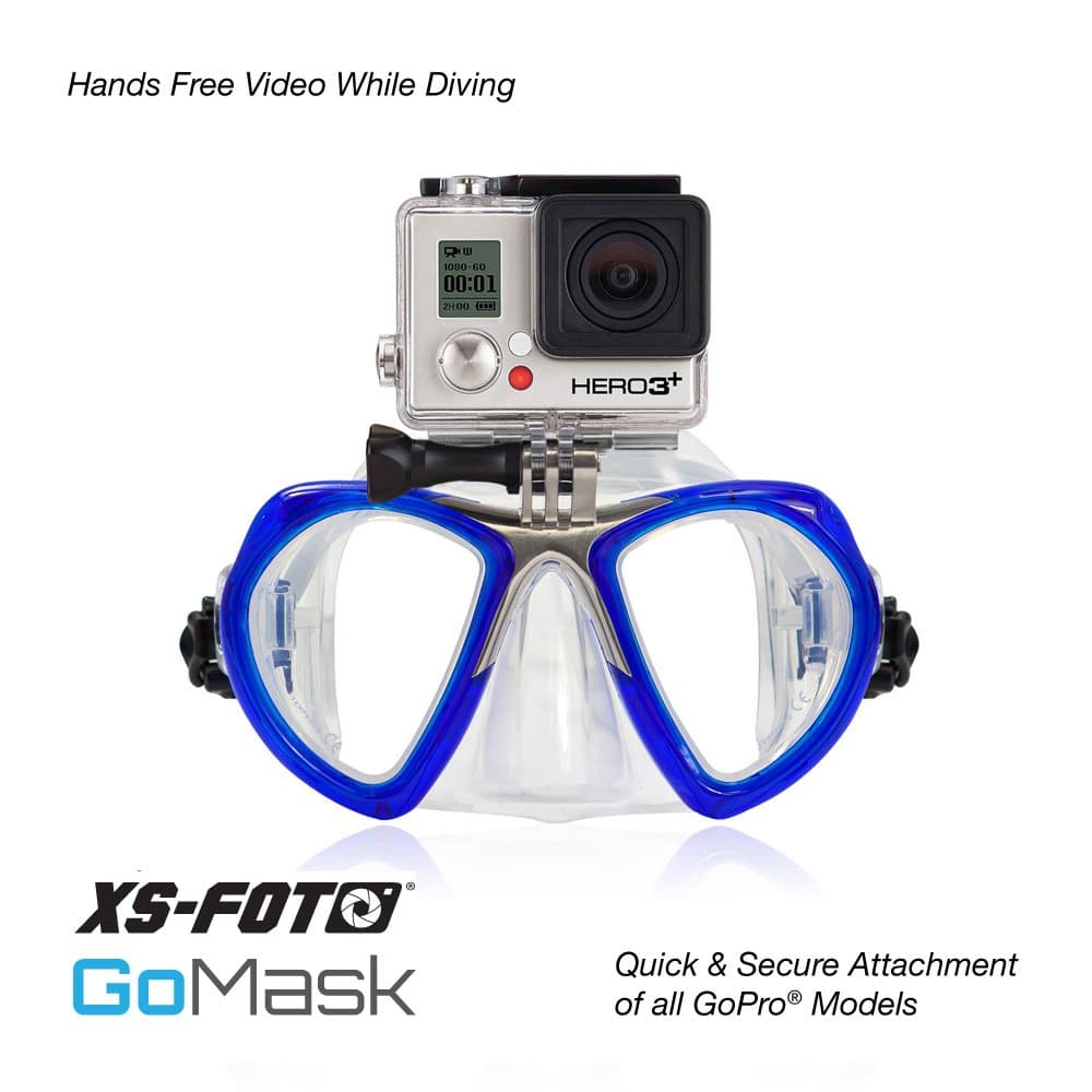 GoPro Diving Mask - Built-in Stainless Steel Camera Mount - GoMask by XS Foto - GoPro Hero4, Hero 3+ by XS Foto (MA560)…