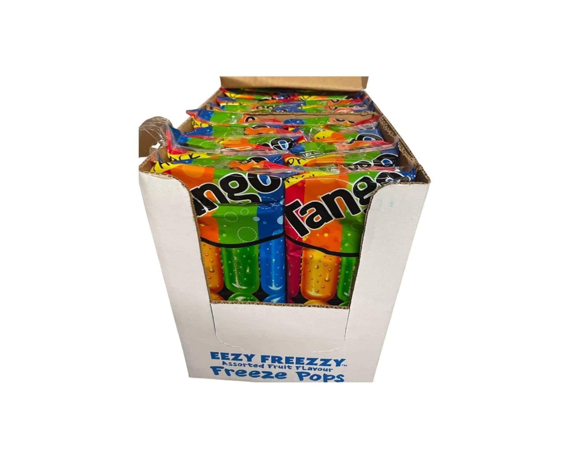 112 x 75mls Tango Freezer Ice Pops Poles - 2 in 1 Freeze Lollies - Bulk Box of 75ml Tango Poles - Gluten Free, Vegetarian, Kosher Approved
