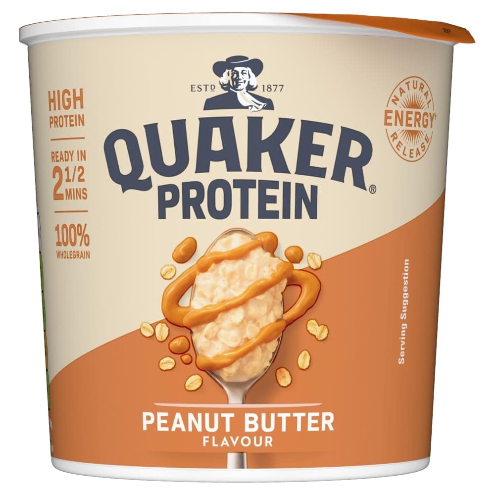 Quaker Protein Peanut Butter Pot 58g (Pack of 6)