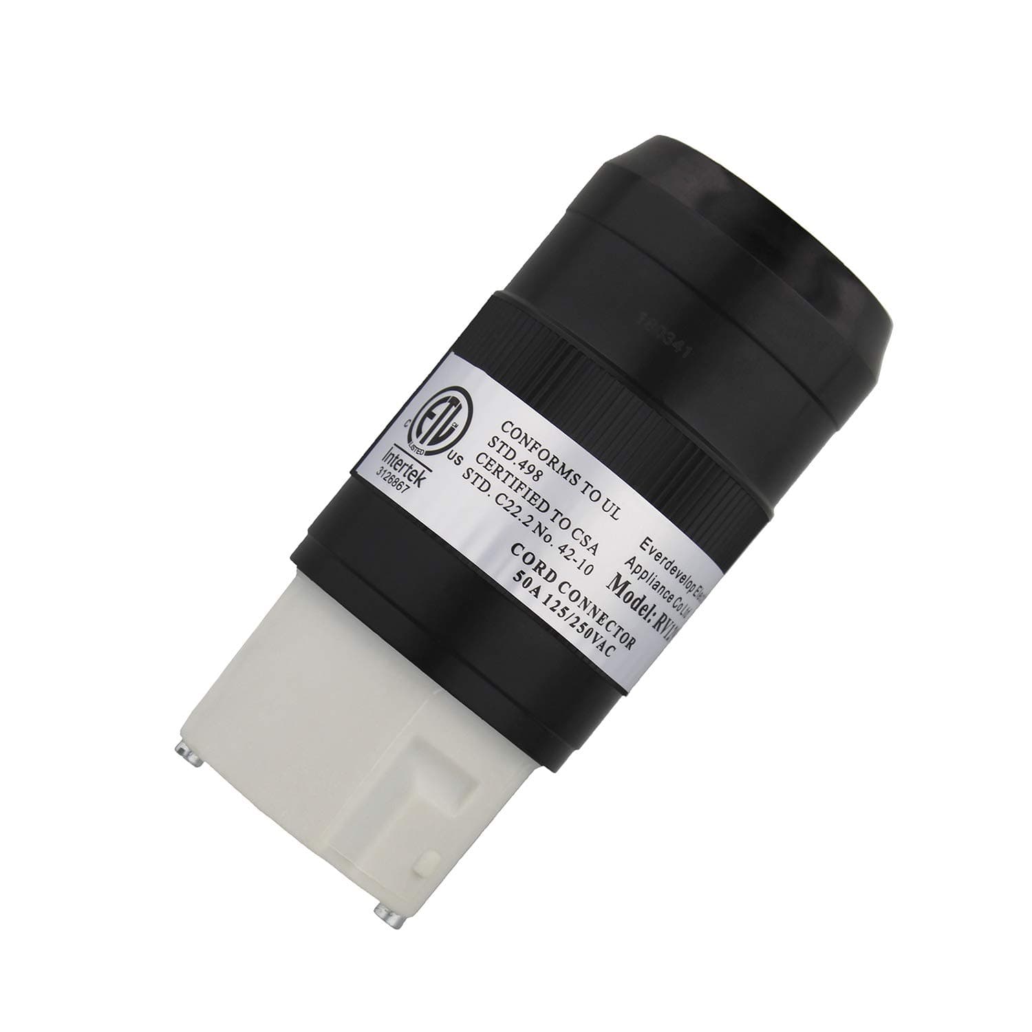 L5-50R Connector – 50 Amp Twist Lock Inlet, Locking Power Cord Connector, Locking Power Inlet Plug 50A 125/250V