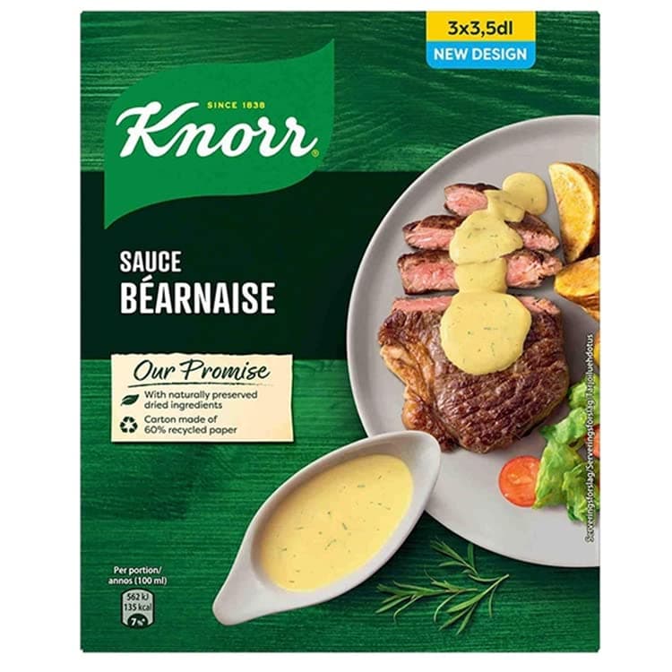 Knorr | Béarnaise Sauce | 3 x 19g Sachets