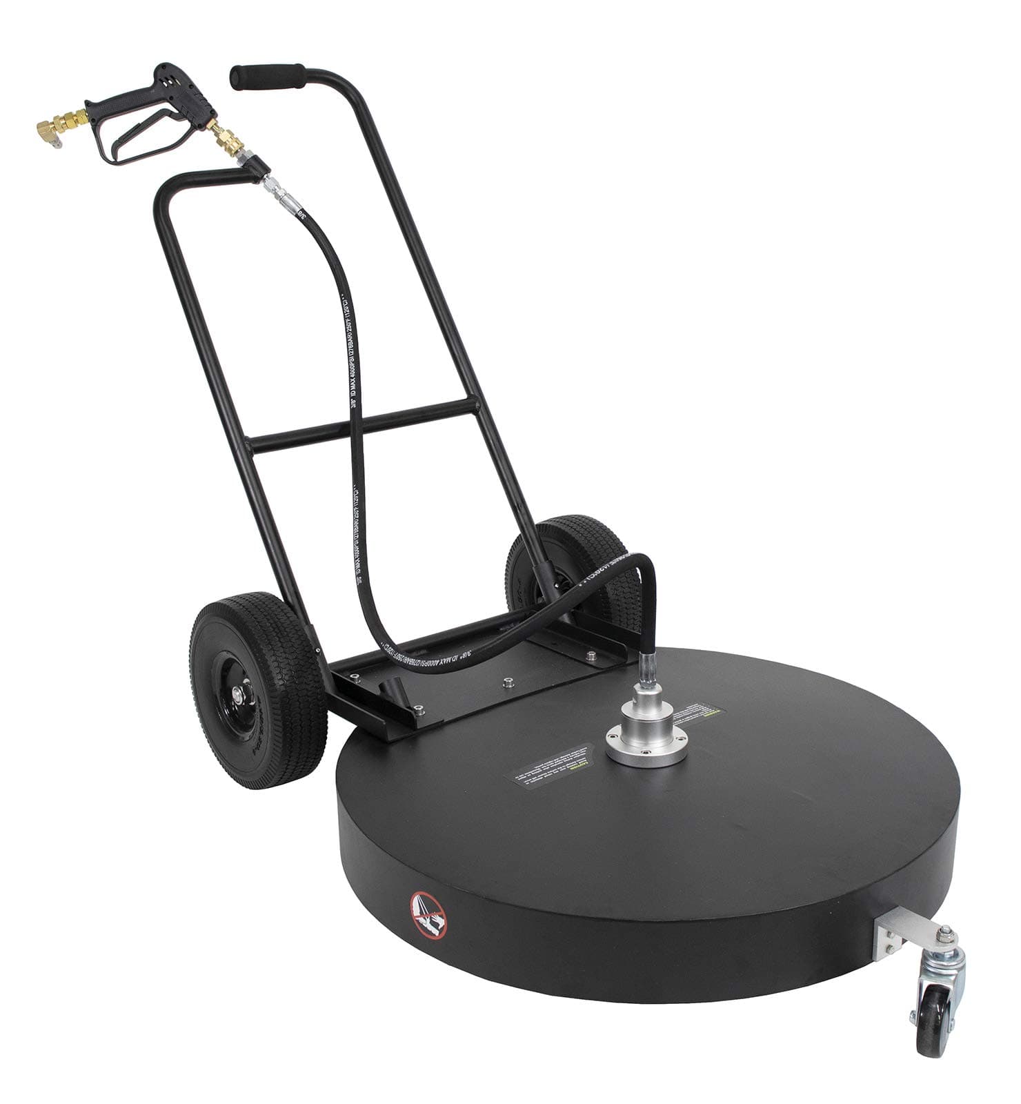 Erie Tools 30" Aluminum Flat Surface Cleaner for Hot Cold Water Pressure Washer 4000 PSI 10.5 GPM with Wheels