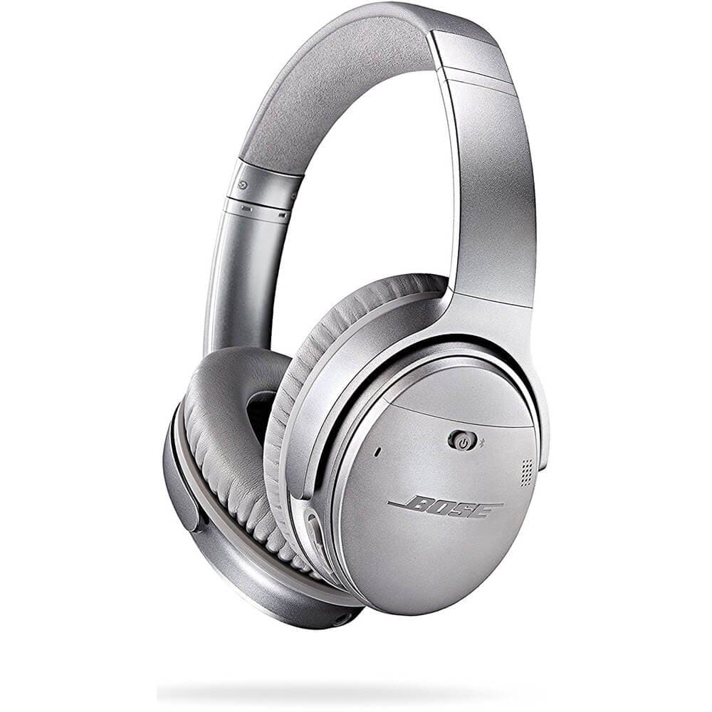 Bose QuietComfort 35 (Series II) Wireless Headphones, Noise Cancelling with Amazon Alexa - Silver