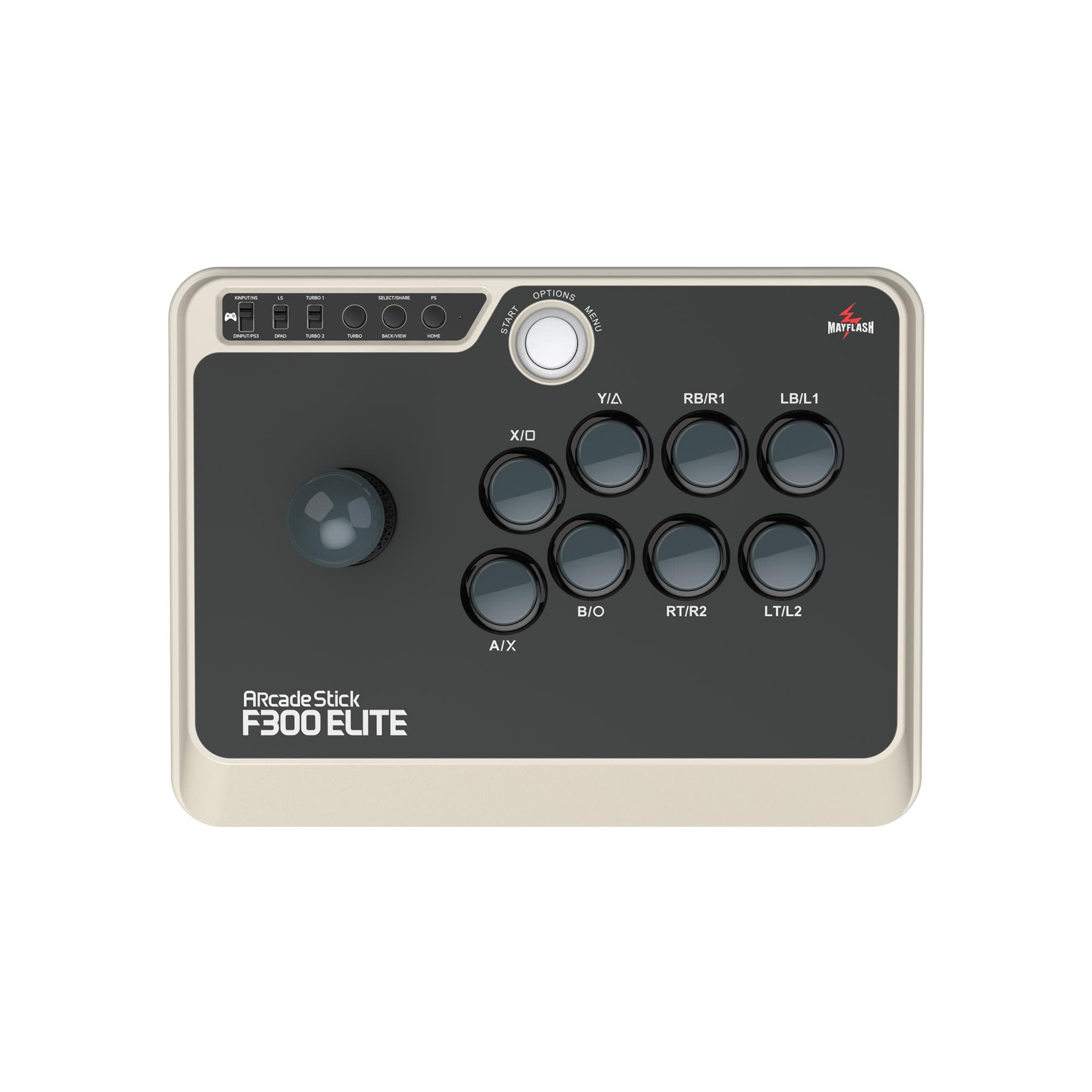 MAYFLASH Arcade Stick F300 Elite with Sanwa Buttons and Sanwa Joysticks for Xbox Series X, PS4, PS3, Xbox One, Switch/Switch 2, Android, PC Windows, macOS, Steam Deck, NEOGEO Mini,MEGA Drive, Genesis