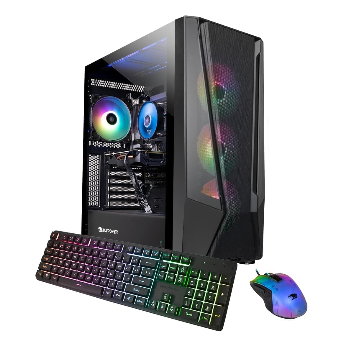 TraceMesh Gaming PC Computer Desktop TMI7N46T01 (Intel Core i7 14700F, NVIDIA GeForce RTX 4060 Ti 8GB, 32GB DDR5 5600 RGB (16x2), 1 TB NVMe SSD, WiFi Read, Windows 11 Home)