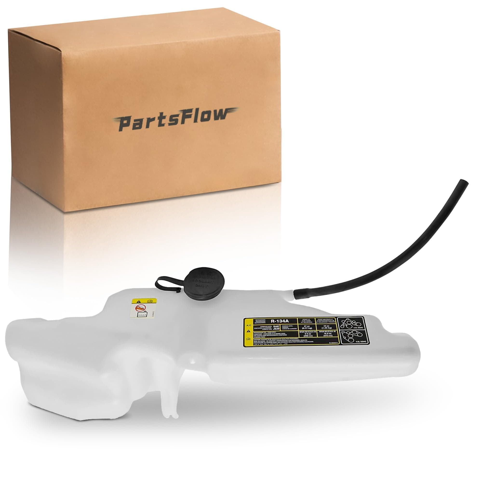 Partsflow Engine Coolant Reservoir Expansion Tank W/Cap For 2006-2010 Ford Explorer For 2006-2010 Ford Explorer Sport Trac For 2006-2010 Mercury Mountaineer 603-055