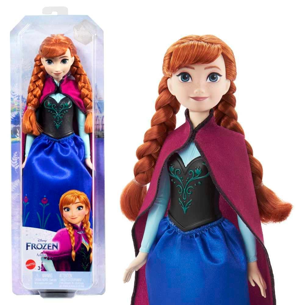 Mattel Princess Dolls Anna Posable Fashion Doll 1 with Signature Clothing and Accessories