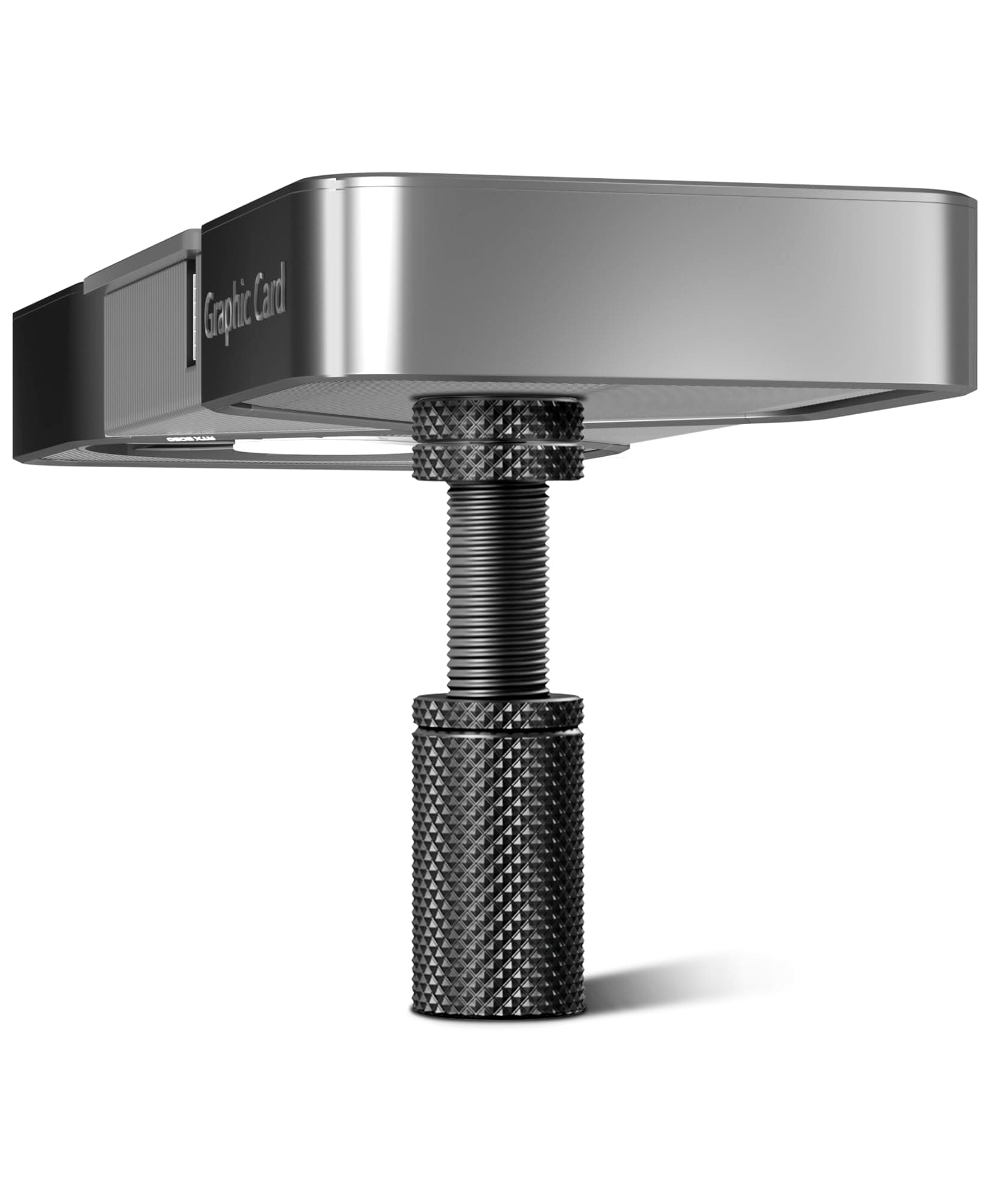 GPU Support Bracket, 1.26-2.75Inch GPU Sag Bracket with Non-Slip Sheet, GPU Holder for Prevent Graphics Card Sag (Black)