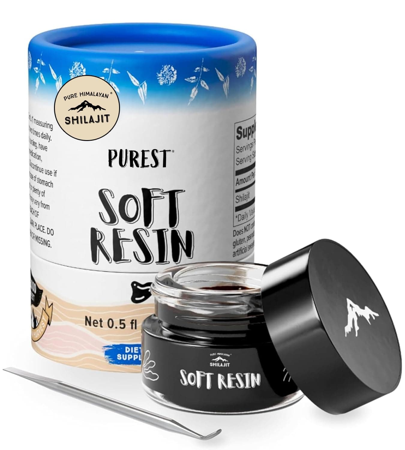 Himalayan Shilajit by Pure Himalyan Shilajit, Grade A Himalayan Soft Resin (15ml), Energy & Immune Support, Natural Source of Fulvic Acid & 85+ Trace Minerals Supplement for Men & Women