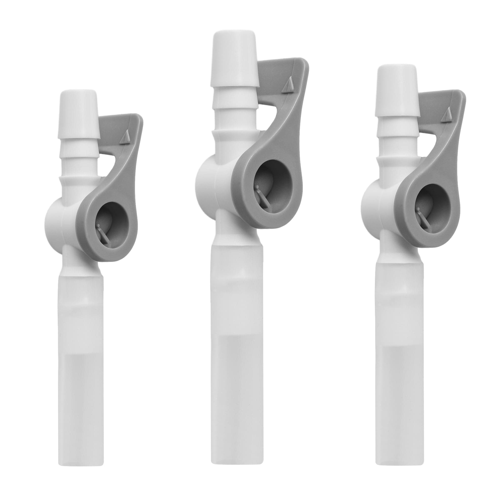 Catheter Valve - Urine Drainage Catheter Valves,Silicone Catheter extention tubing (Pack of 6)