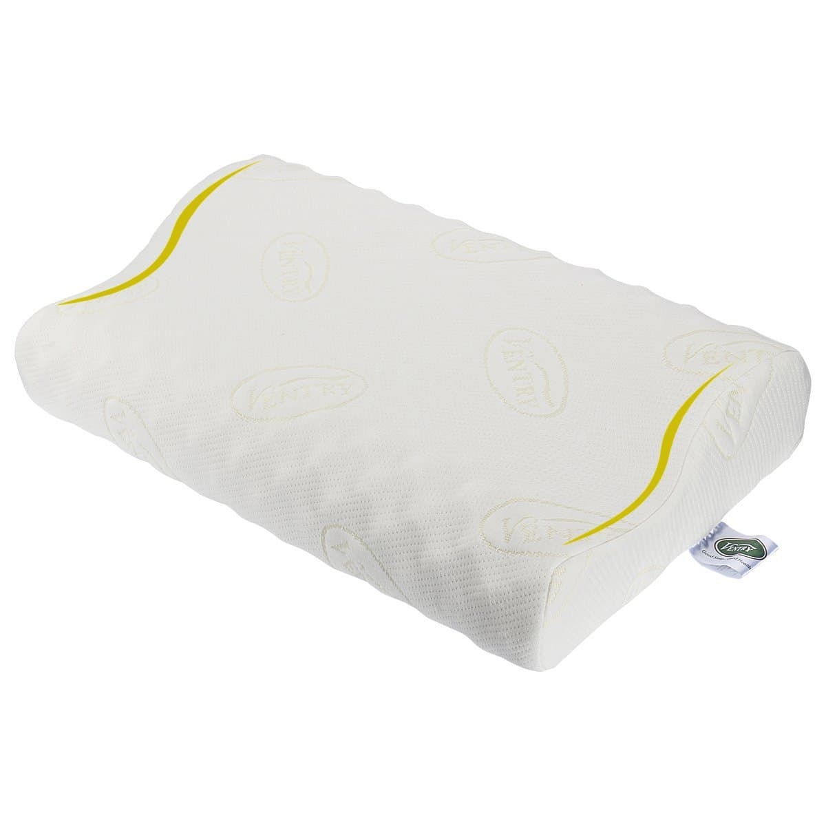 VENTRY Natural Latex Pillow with 100% Ventilated Latex Foam (King)