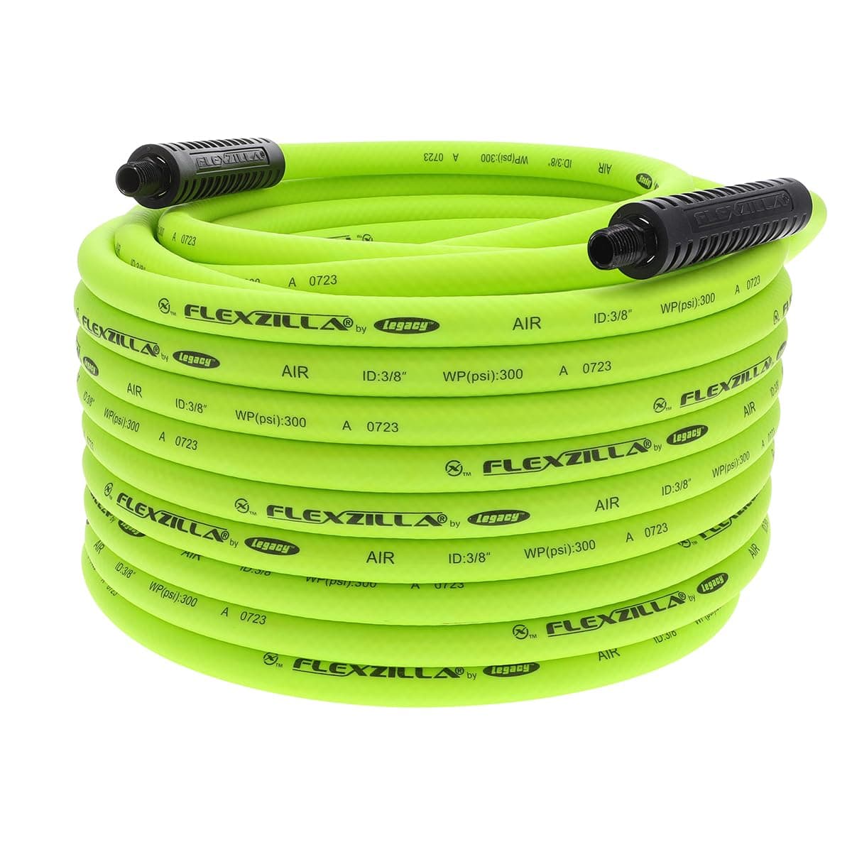 Legacy Manufacturing Flexzilla - 3/8 In. X 100 Ft. Air Hose With 1/4 In. (Hfz38100Yw2)