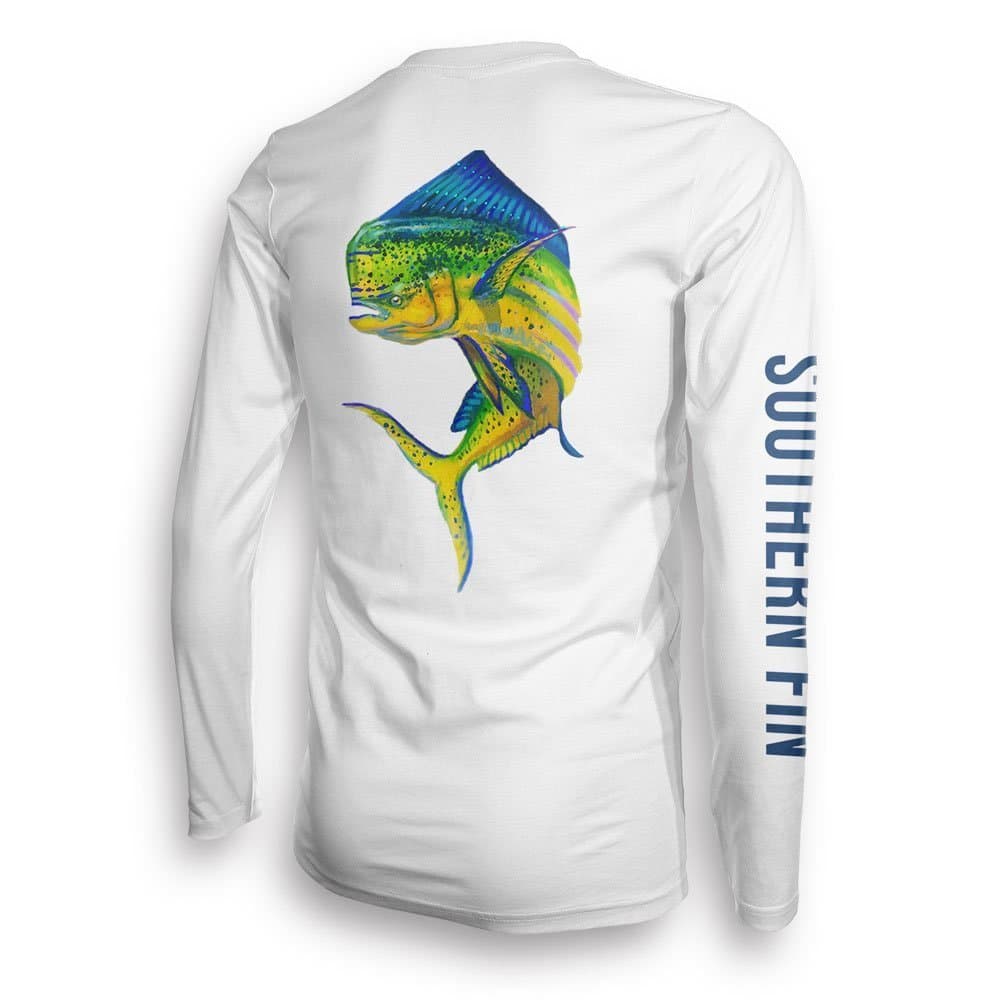 Long Sleeve Fishing T-Shirt for Men and Women, UPF 50 Dri-Fit Performance Clothing - Southern Fin Apparel