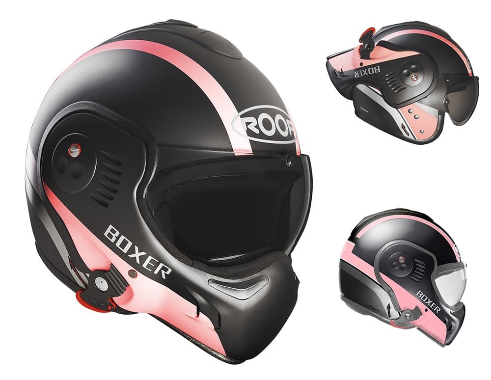 ROOF Helmet Boxer V8, Manga Pink, Size M