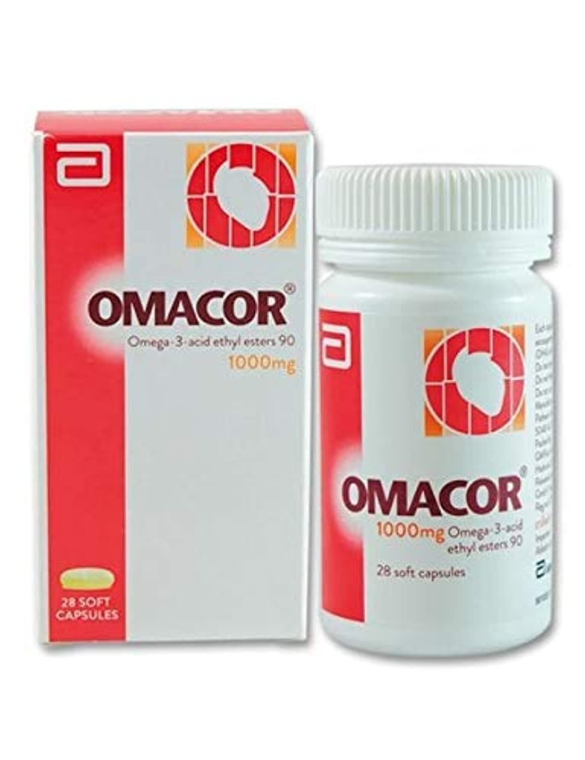Omacor 1000mg Omega3 Capsules 28s