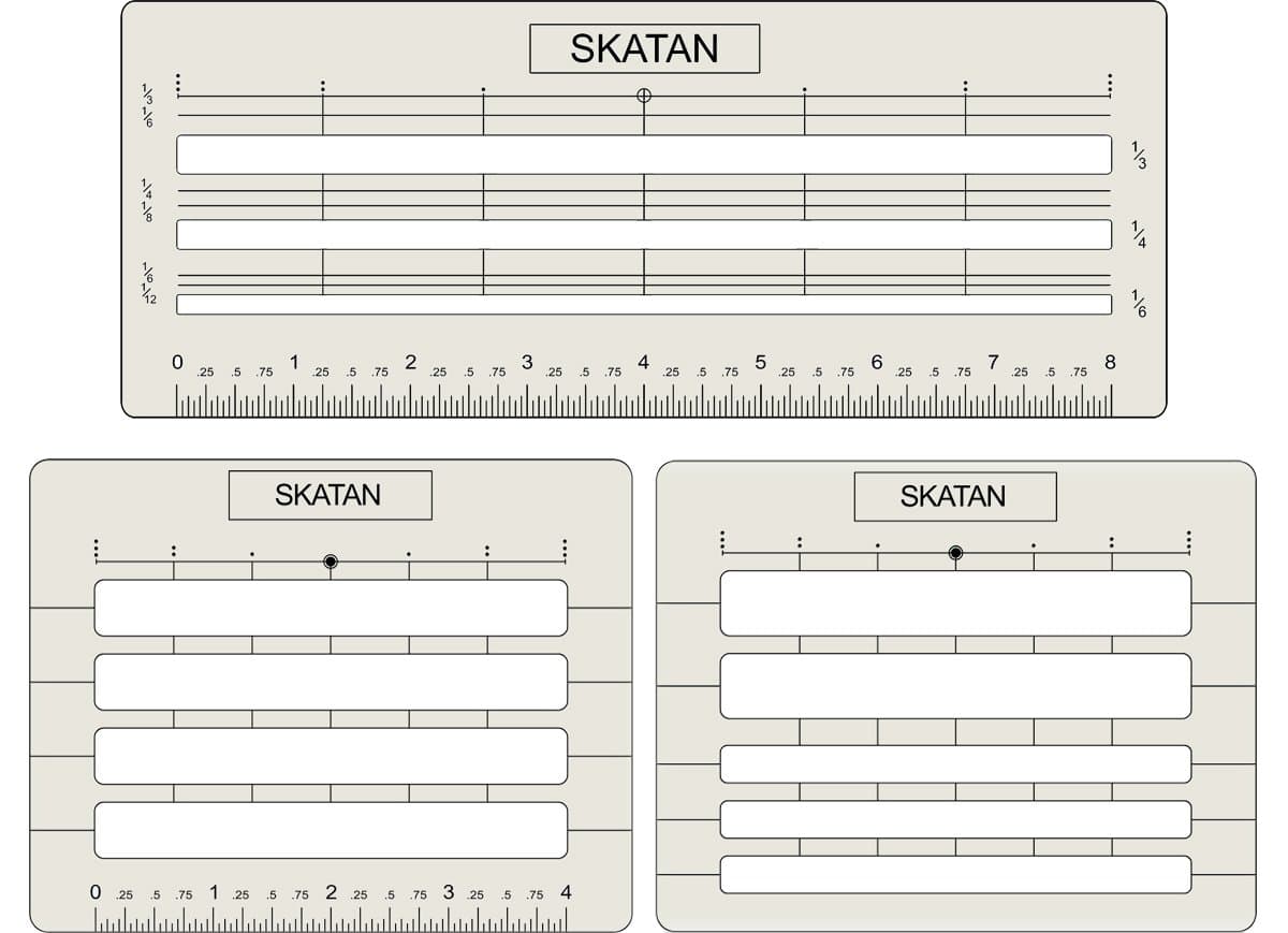 Lettering and Envelope Addressing Guide, 3 Stencil Templates-in-1, fits a Wide Range of Stationery and Envelopes