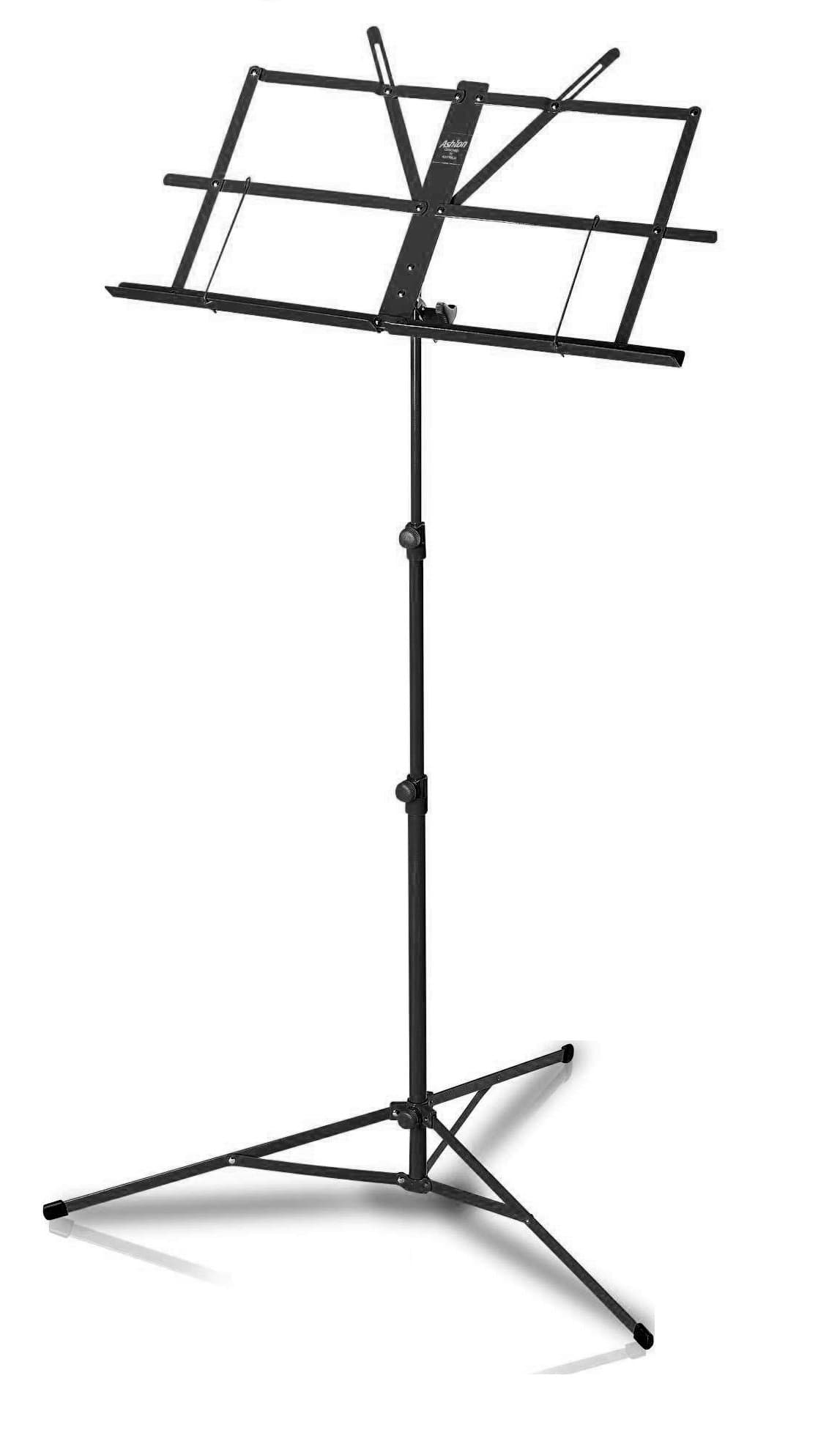 Ashton MS3127 Music Stand with Bag - Black