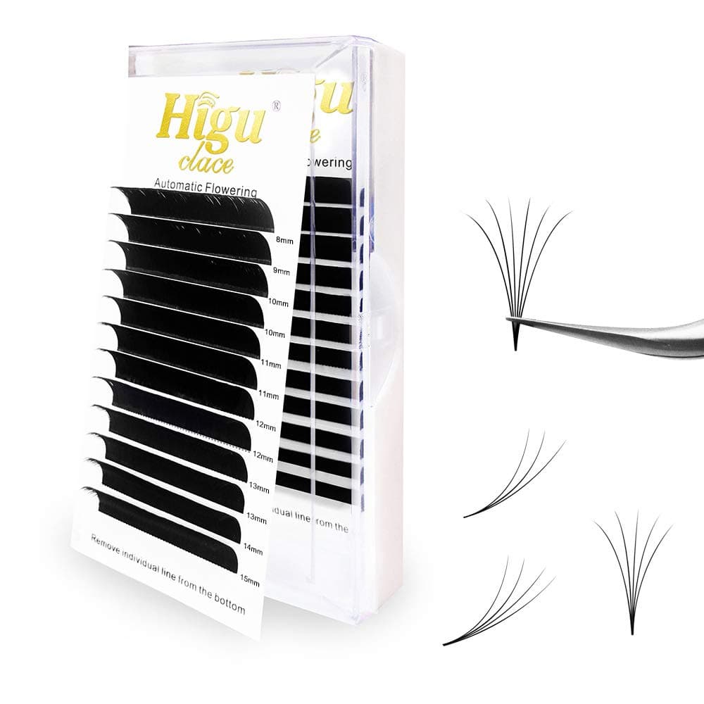 3 Tray Rapid Volume Eyelash Extension 0.10 D Curl(8-15mm)Mix | Optional C/D Curl 8-15mm and Mix Length |