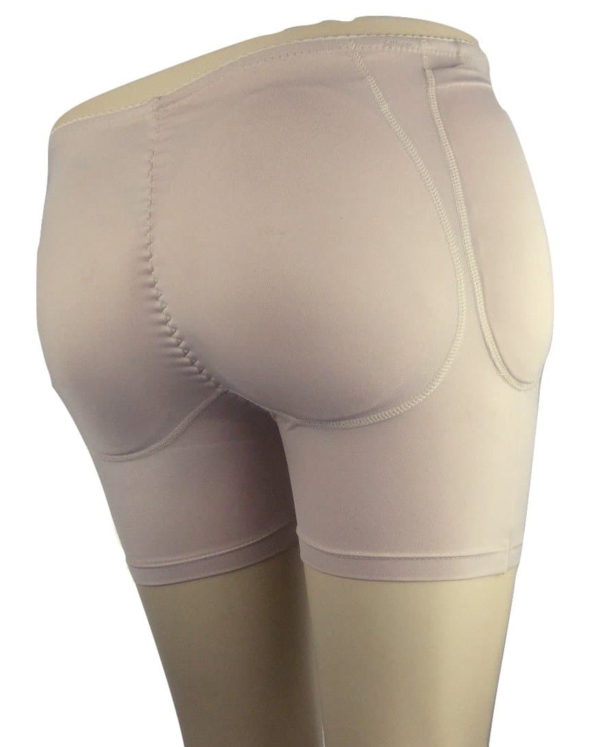 Softleaves B600 Buttocks and Hip Padded Panties Enhancers Full Set Contains Pocketed Pants and a Two Hips Round Pads and 2 Butt Pads