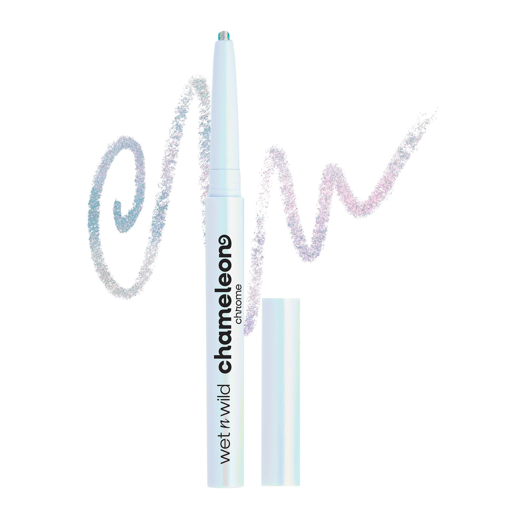 Wet n Wild Chameleon Chrome Retractable Waterproof Eyeliner, Light-Reflecting Iridescent Pigments for a Dynamic Color Shift, Smudge-Proof and Long-Lasting 18-Hour Wear, Electric Prism
