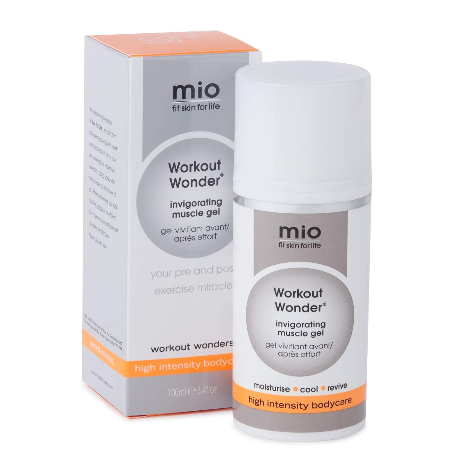 Mio Skincare Workout Wonder Invigorating Muscle Motivating Gel, 100ml