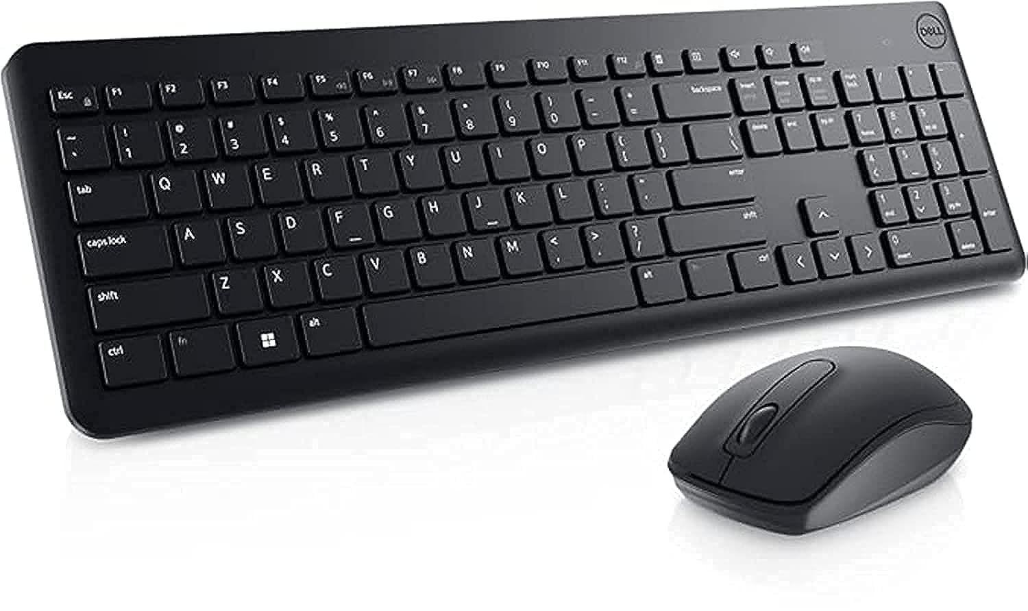 Dell KM3322W Wireless Keyboard and Mouse ( Arabic/English ) Black, 45 cm, KM3322W-WirelessKM