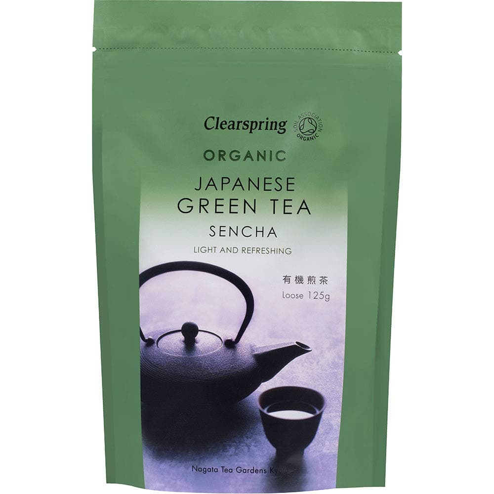 Clearspring Organic Japanese Green Tea Sencha Loose, 125g