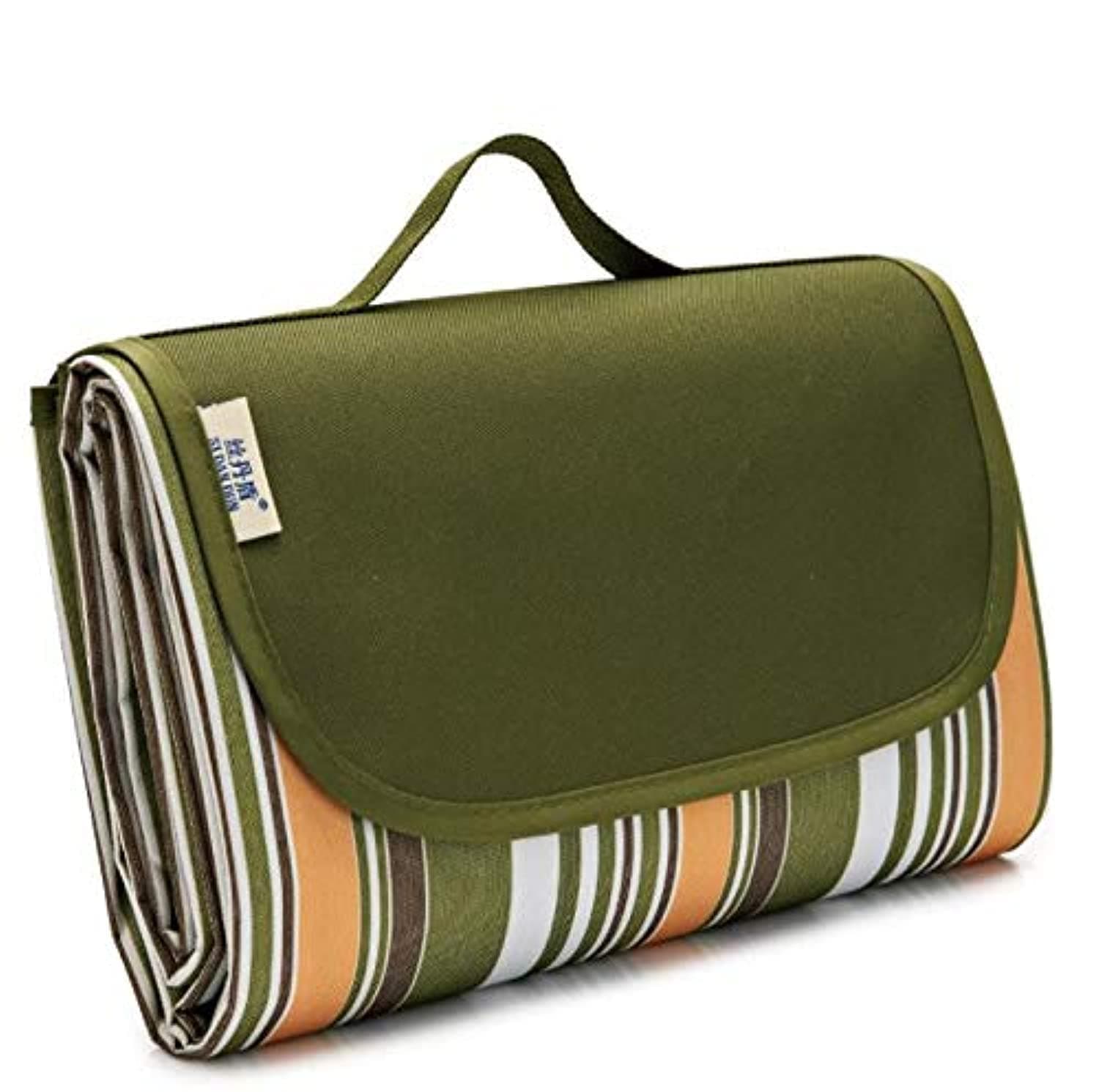 Beauentyfor Waterproof Foldable Outdoor Camping Mat Widen Picnic Mat Plaid Beach Blanket Baby Multiplayer Tourist Mat (145x200cm)