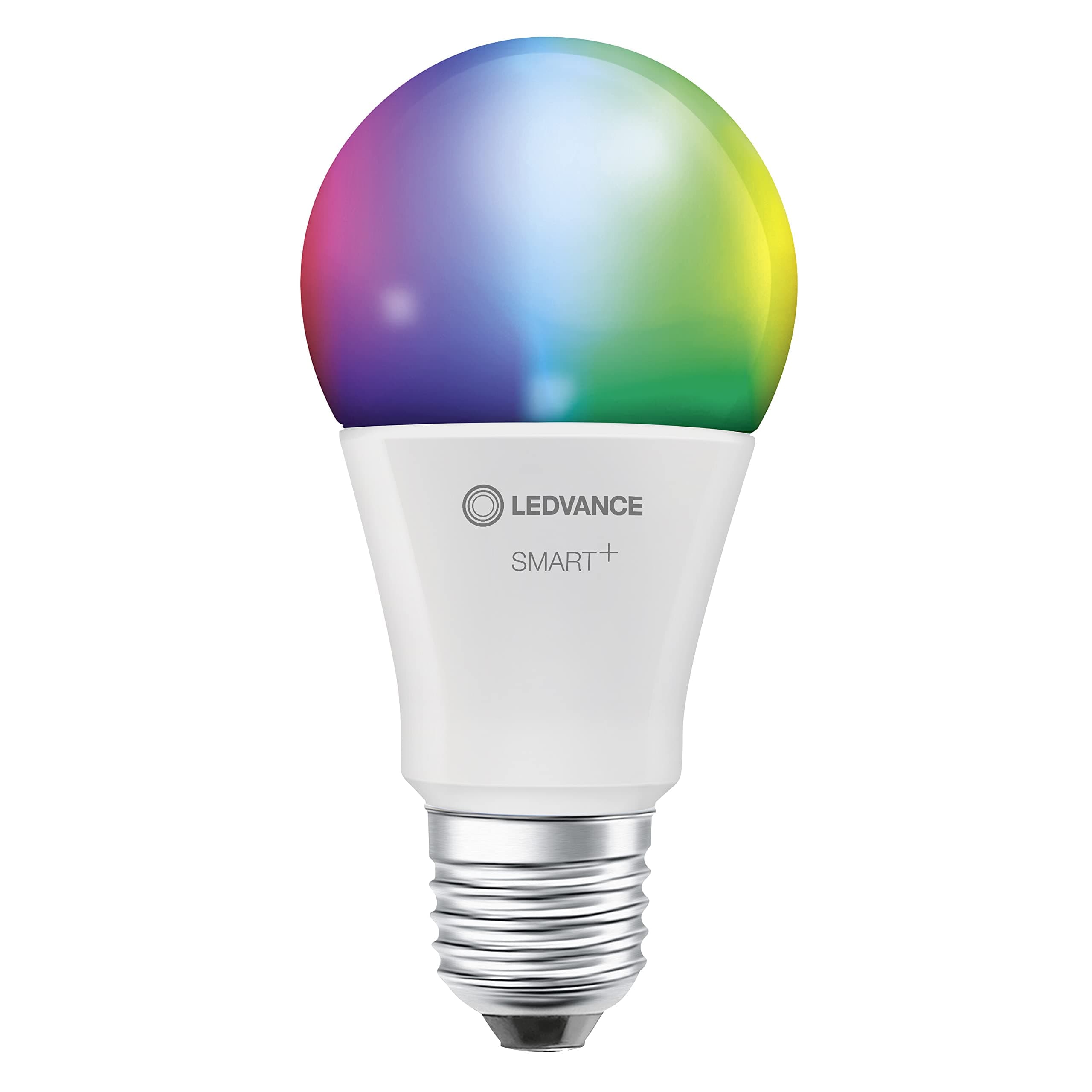 Smart LEDLamp with WiFi Technology, Base: E27, Di mmable, Tunable White (2700-6500K), RGB Colors Changeable, Replaces Incandescent Lamps with 100 W, SMART+ WiFi Classic Multicolour, 1-Pack